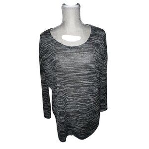 Olive & Oak Multicolor Knit Semi-Sheer Sweater Size XL Pullover